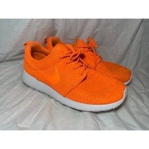 Nike Roshe One Womens Sneakers Shoes Size 8 Orange White 511882-881